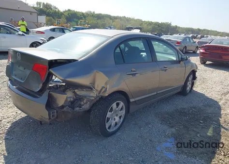 2008 Honda Civic Lx z USA, uszkodzony, nr VIN 2HGFA16558H351933